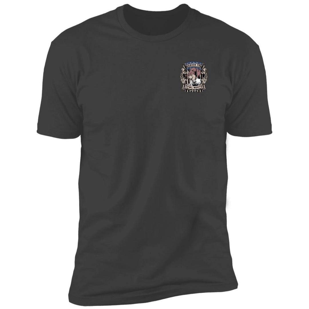 Pardon The Fowl Mouth™ Quail :: Mens SS Tshirt :: Fowl Language™